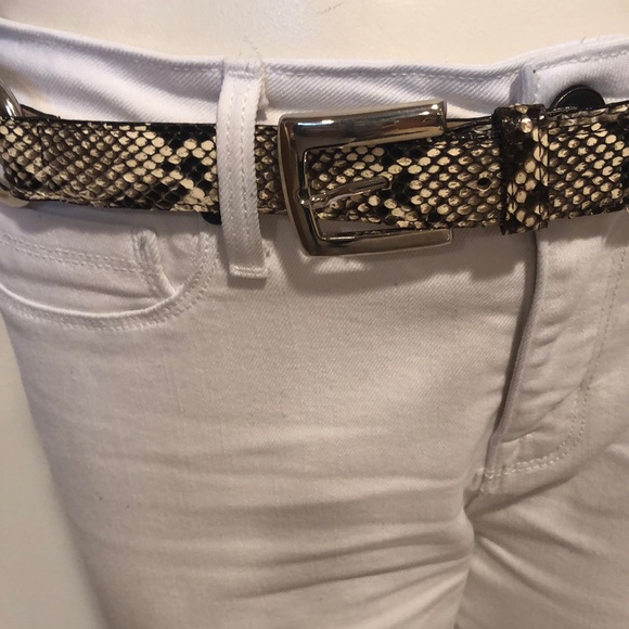 Etcetera Leather Reptile Belt  -Size Large - Picture 4 of 5